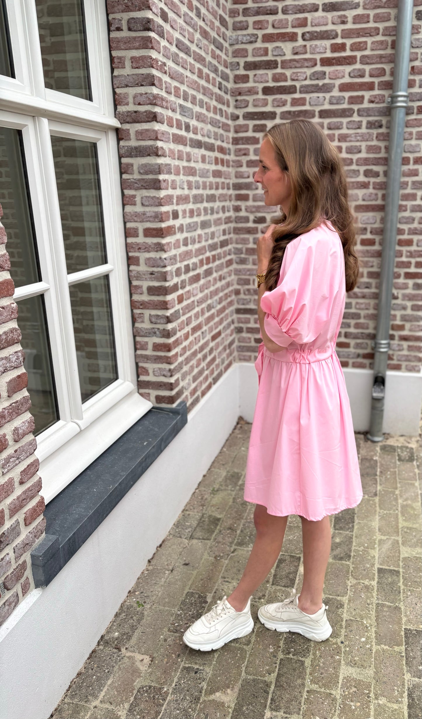 Mienke jurk roze