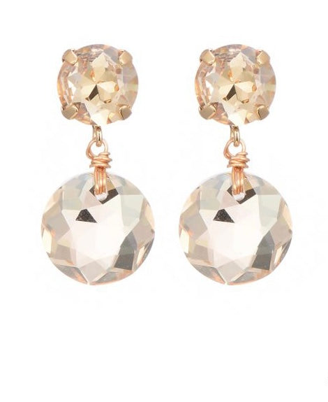 Eloise oorbellen champagne