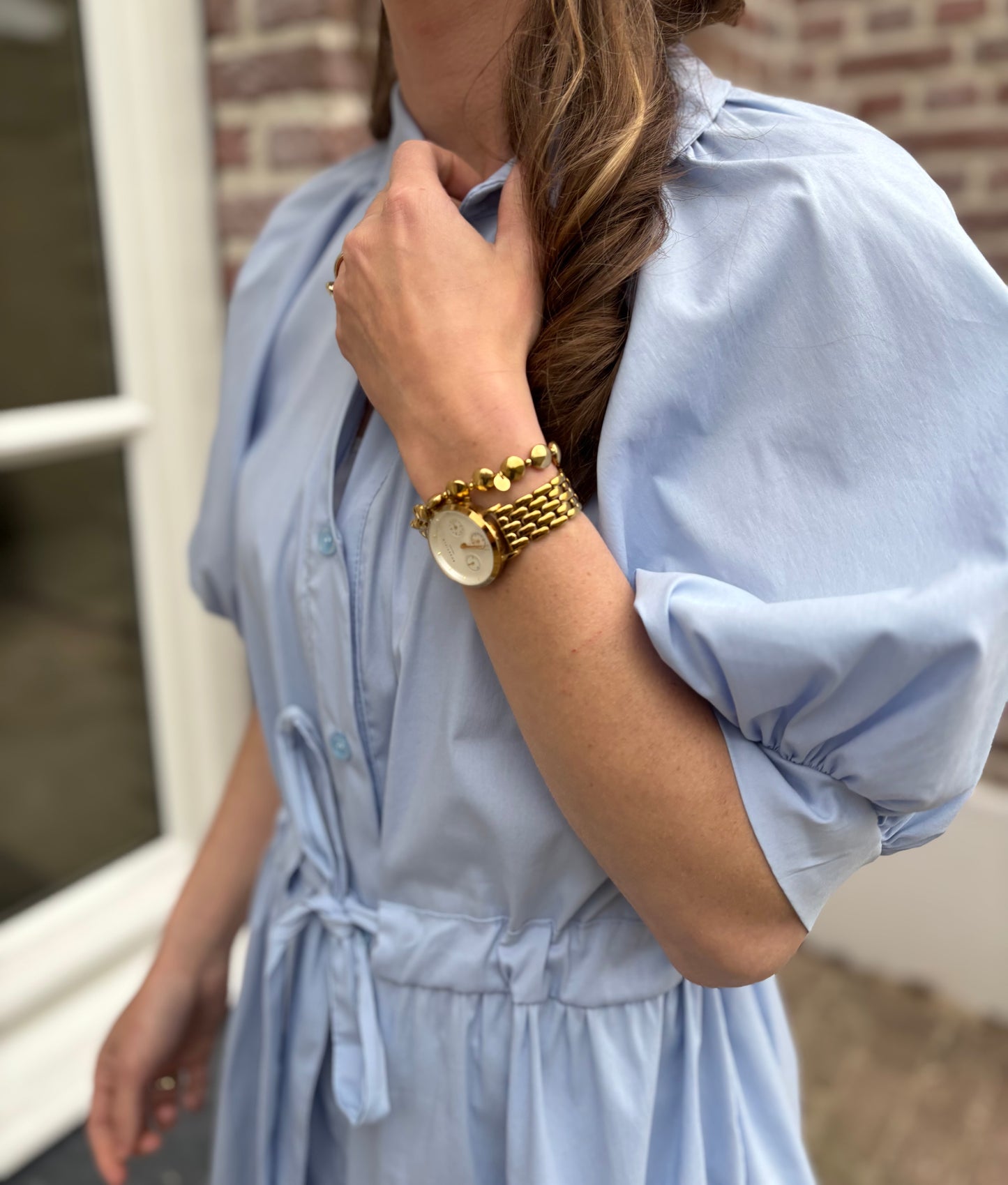 Mienke jurk blauw SALE