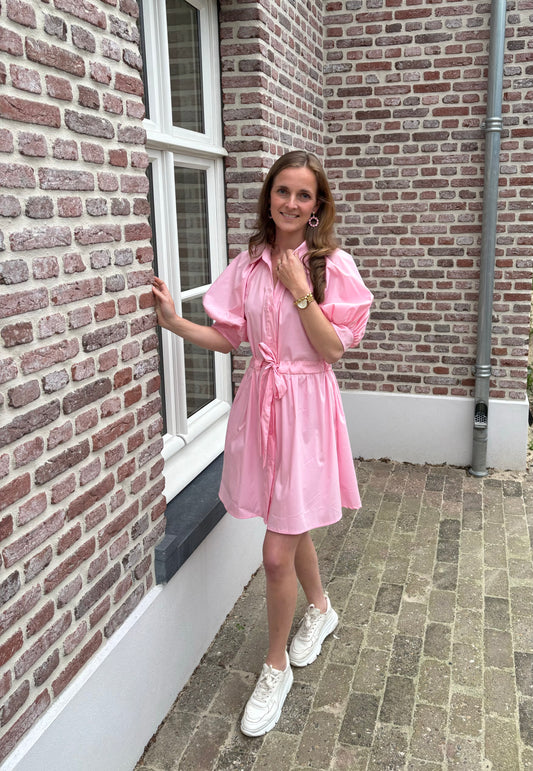 Mienke jurk roze