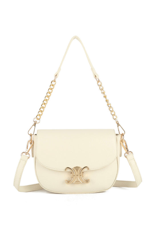 Schoudertas beige