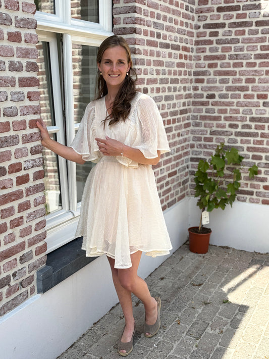 Rosalie jurk zacht roze
