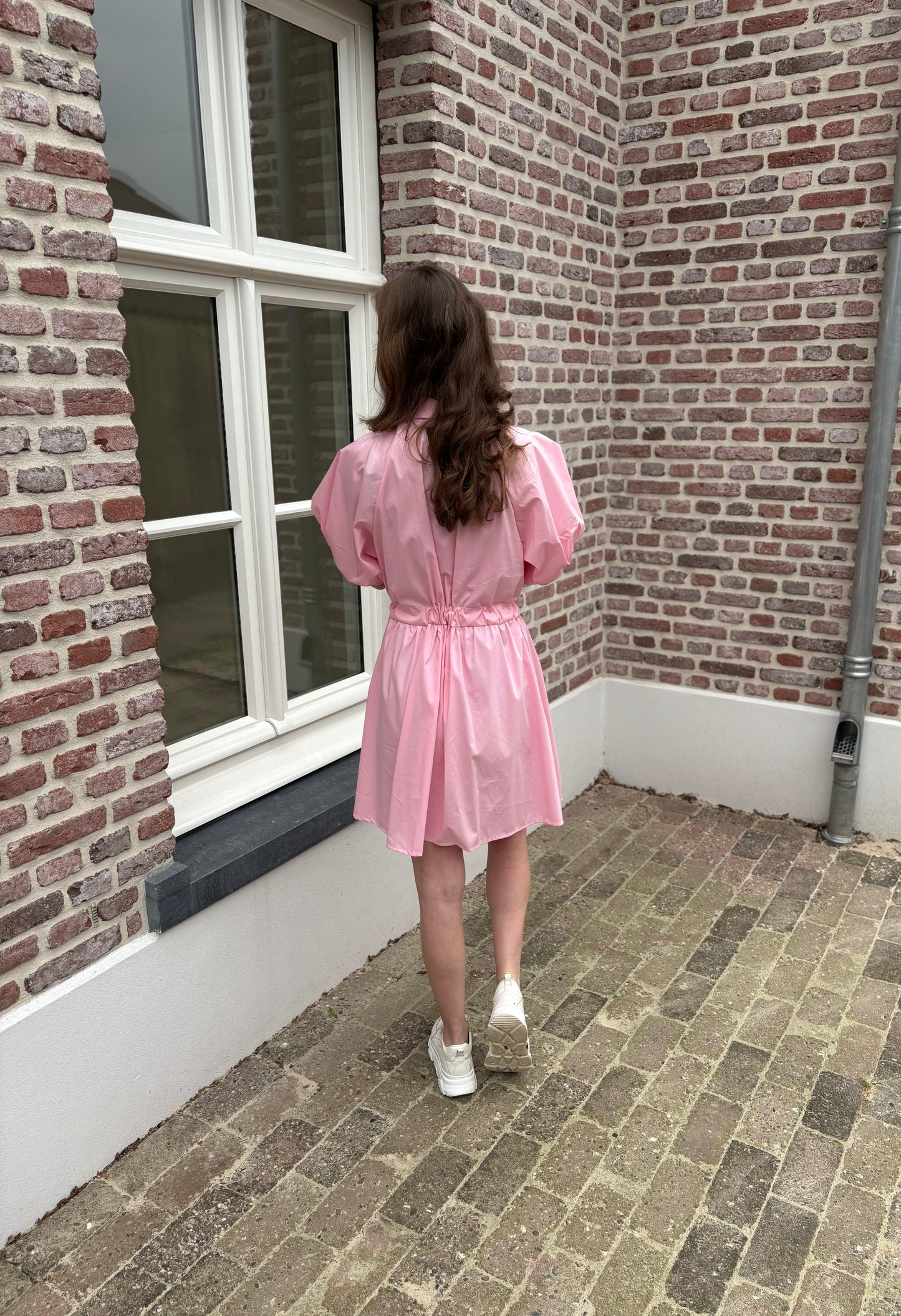 Mienke jurk roze