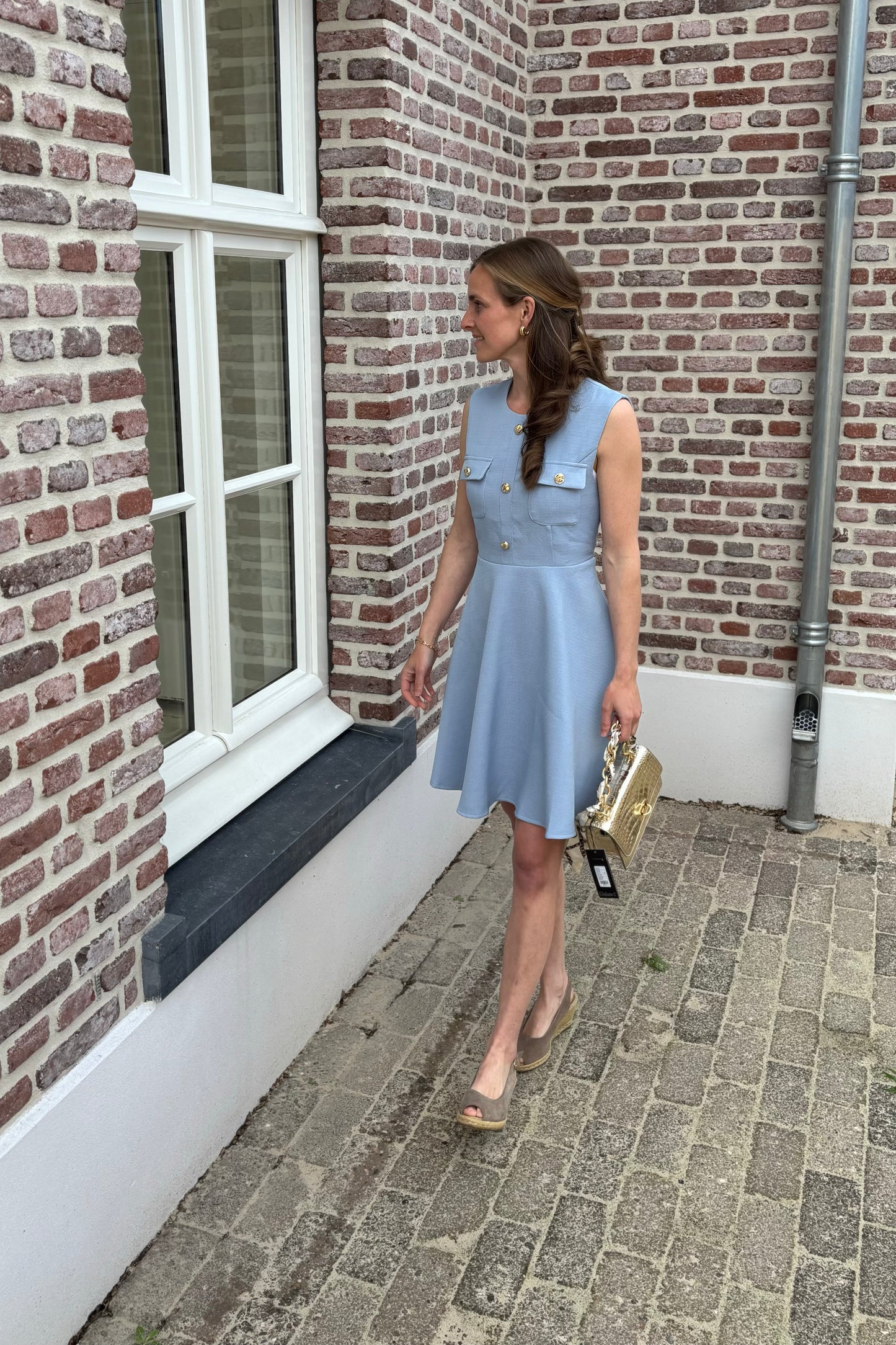 Juliët jurk blauw SALE