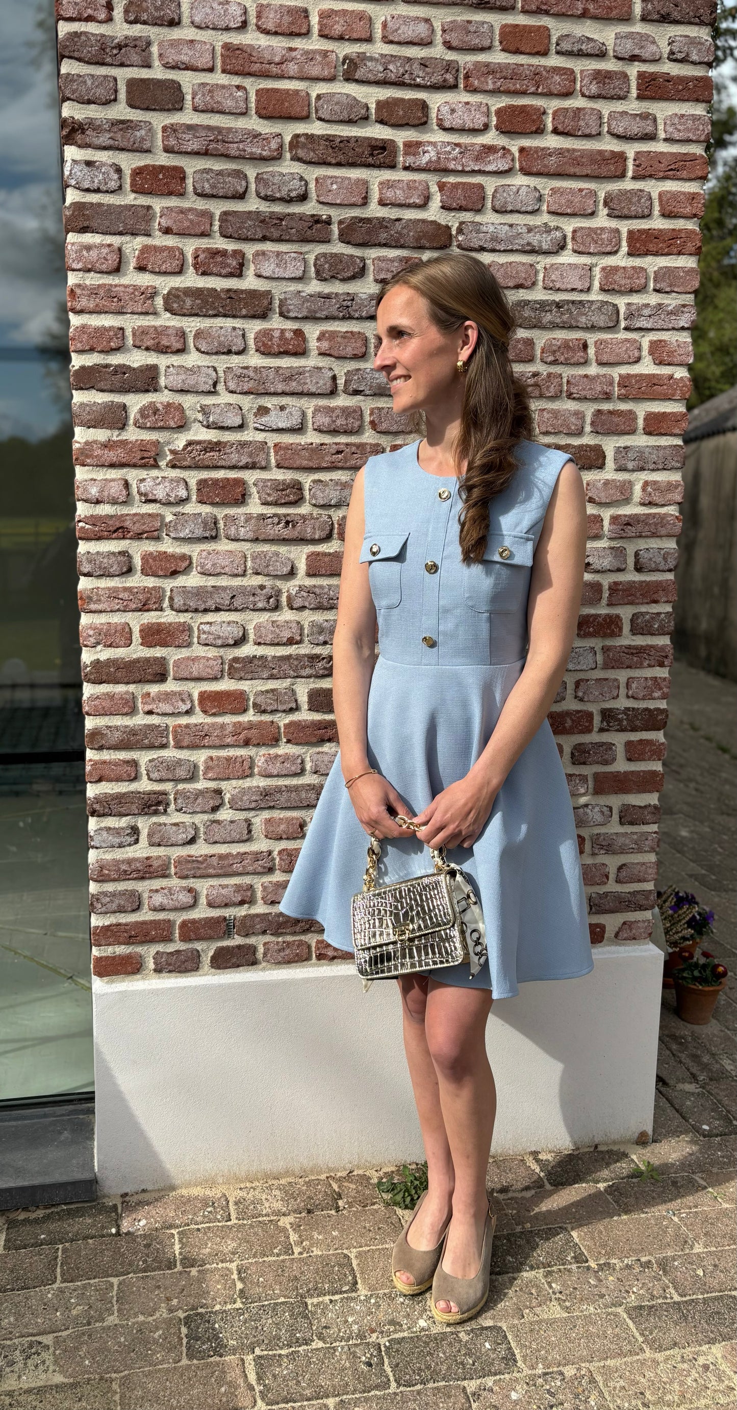 Juliët jurk blauw SALE