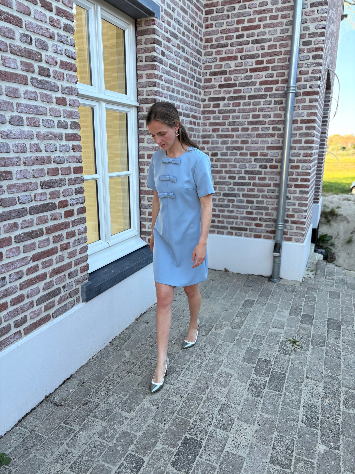 Fleur jurk licht blauw SALE